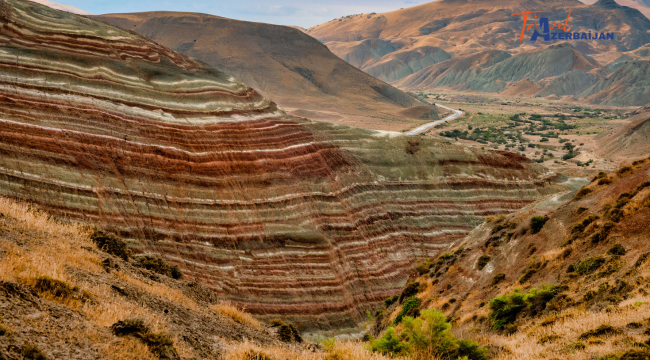 Candy Cane Mountains Azerbaijan